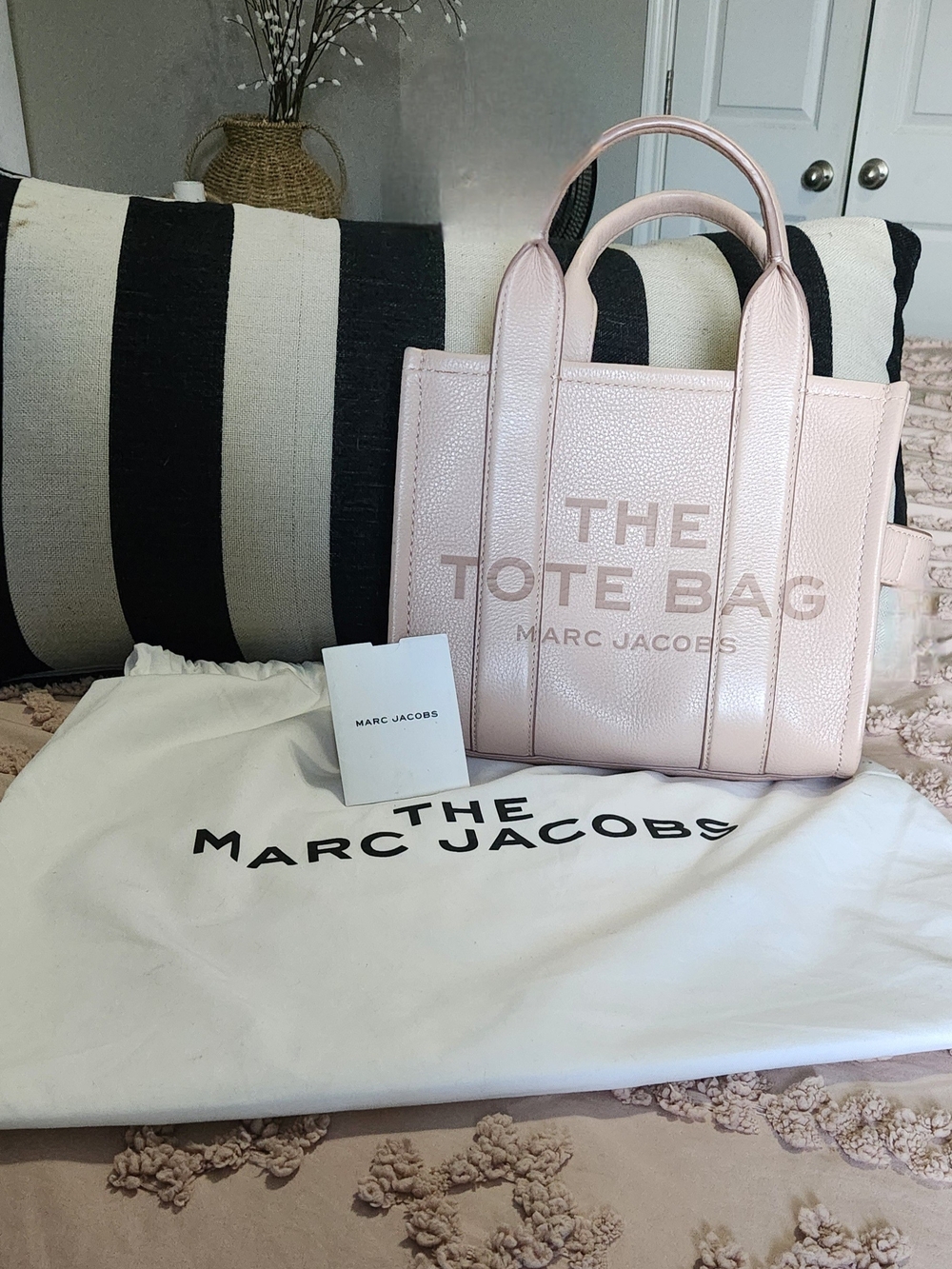 Marc Jacobs The Tote Bag – Dusty Pink Leather Tote